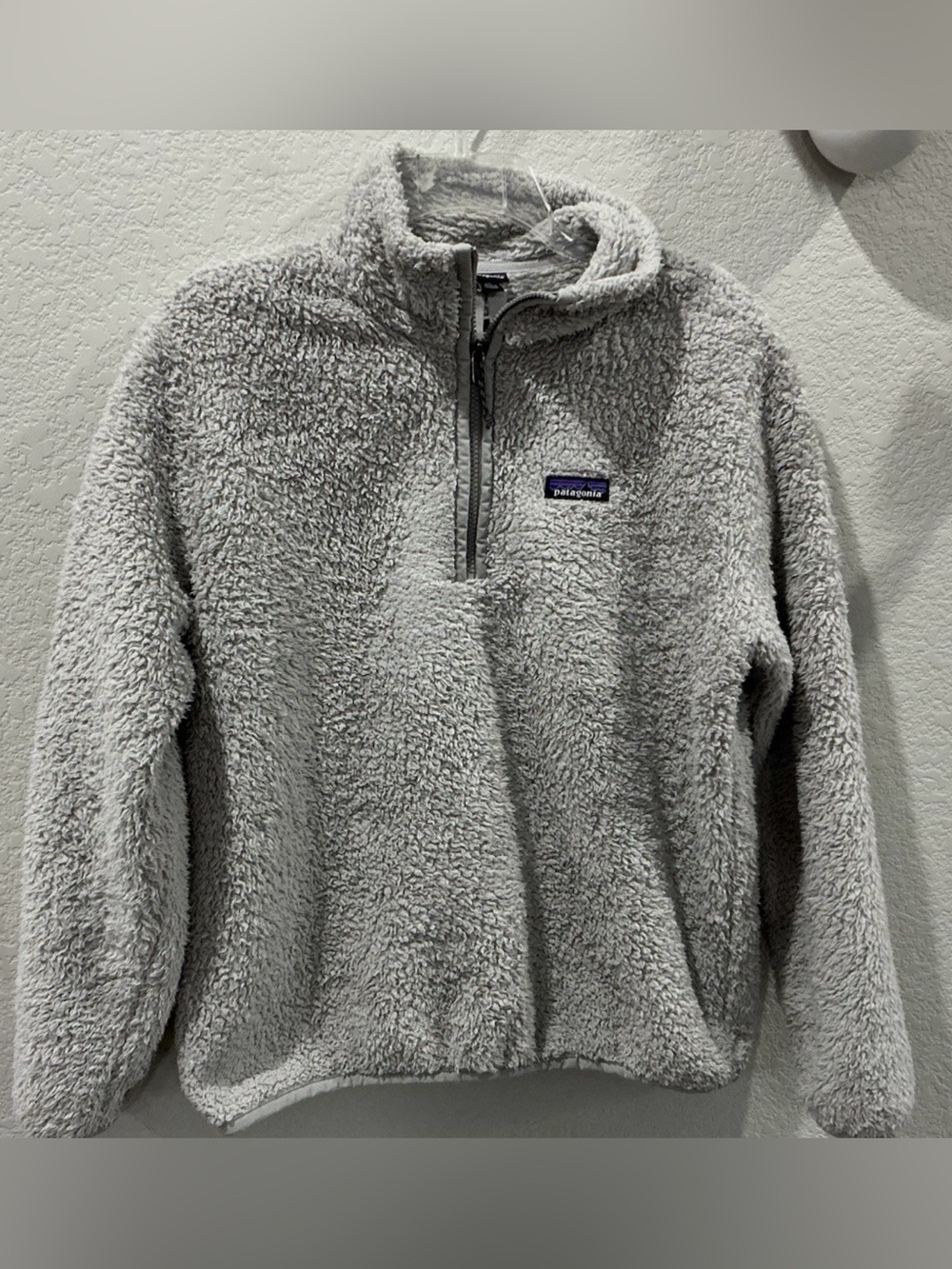 PATAGONIA Jacket Los Gatos 1/4 Zip Gray Fleece Sweater women’s Size Medium